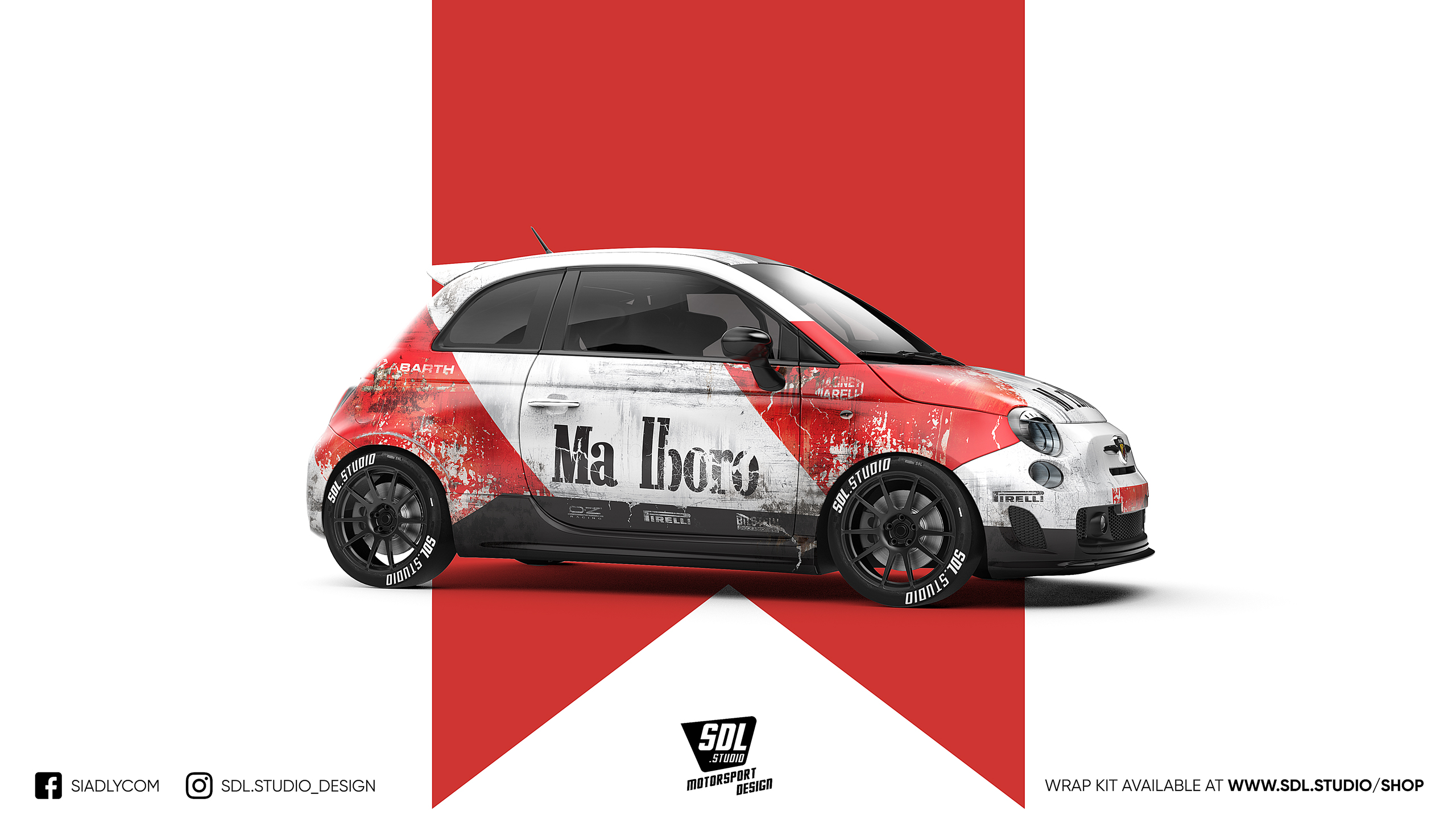 Abart 500 / 595 "Marlboro" - Wrap kit - Image 3