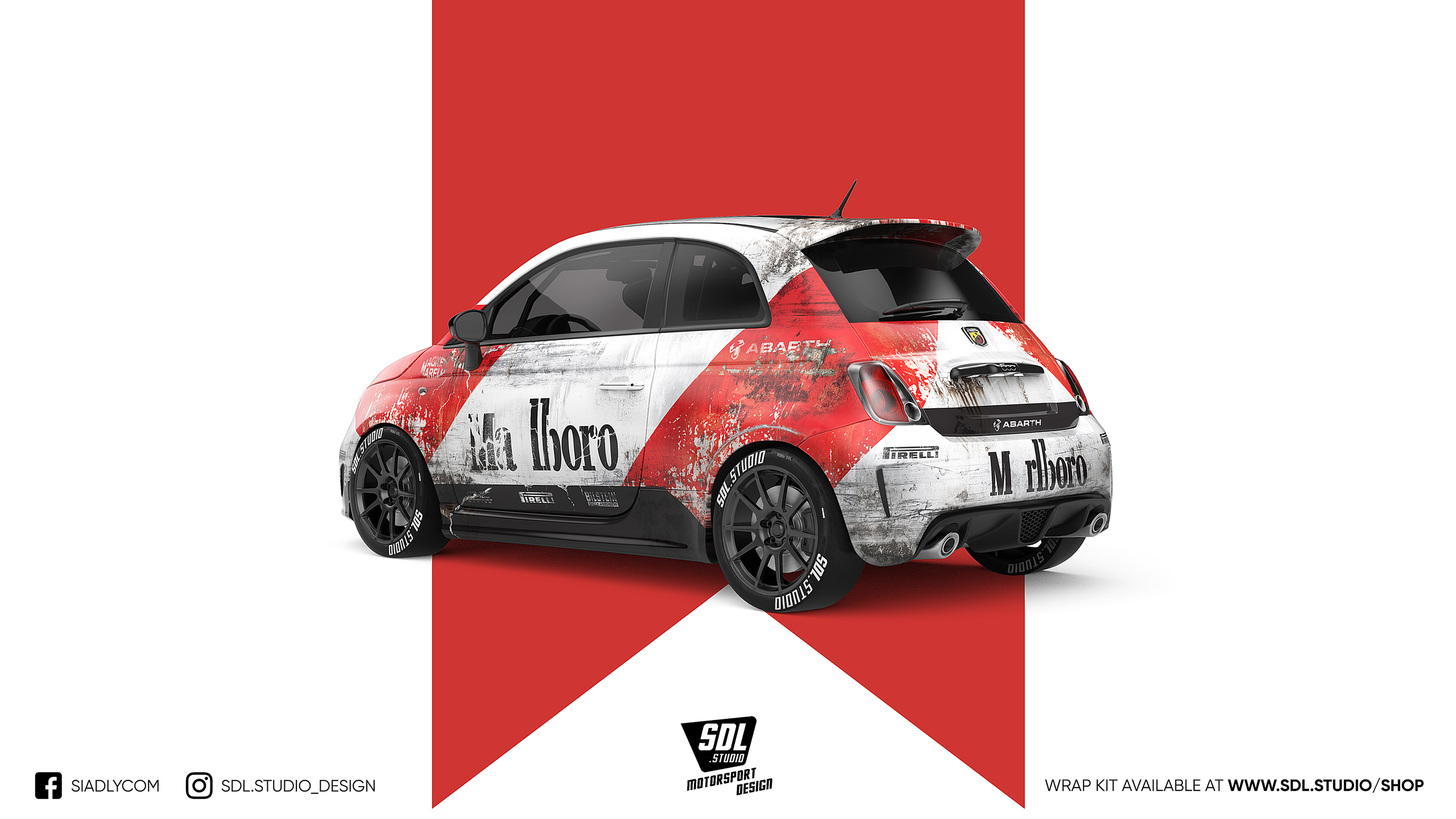 Abart 500 / 595 "Marlboro" - Wrap kit - Image 4